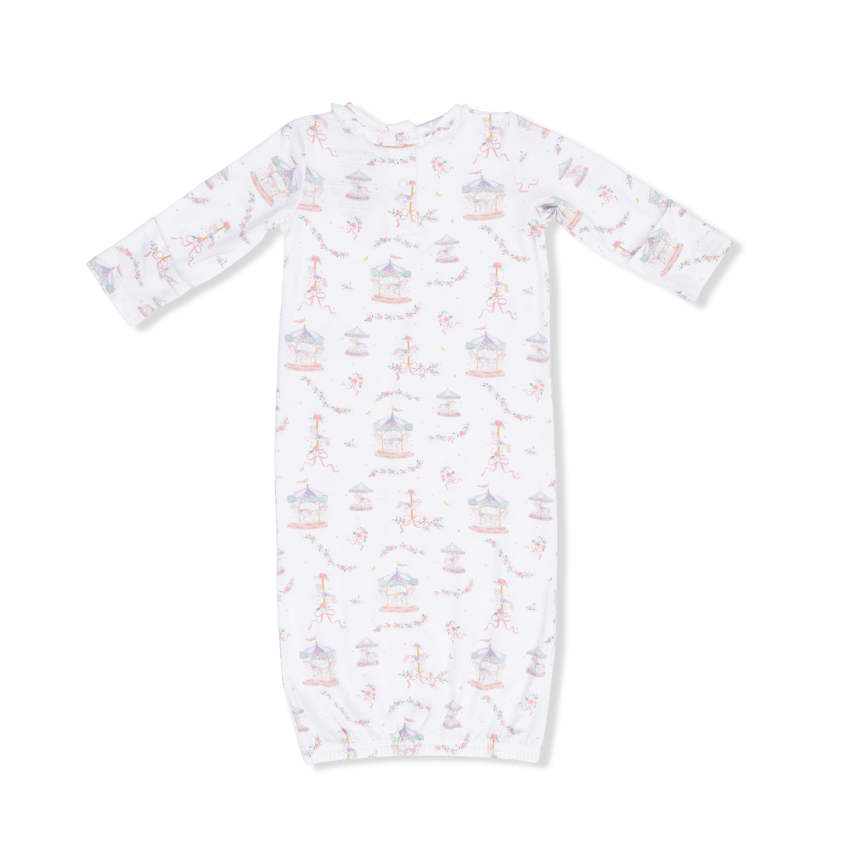 Carousel with Bows - Kimono Gown & Knot Headband