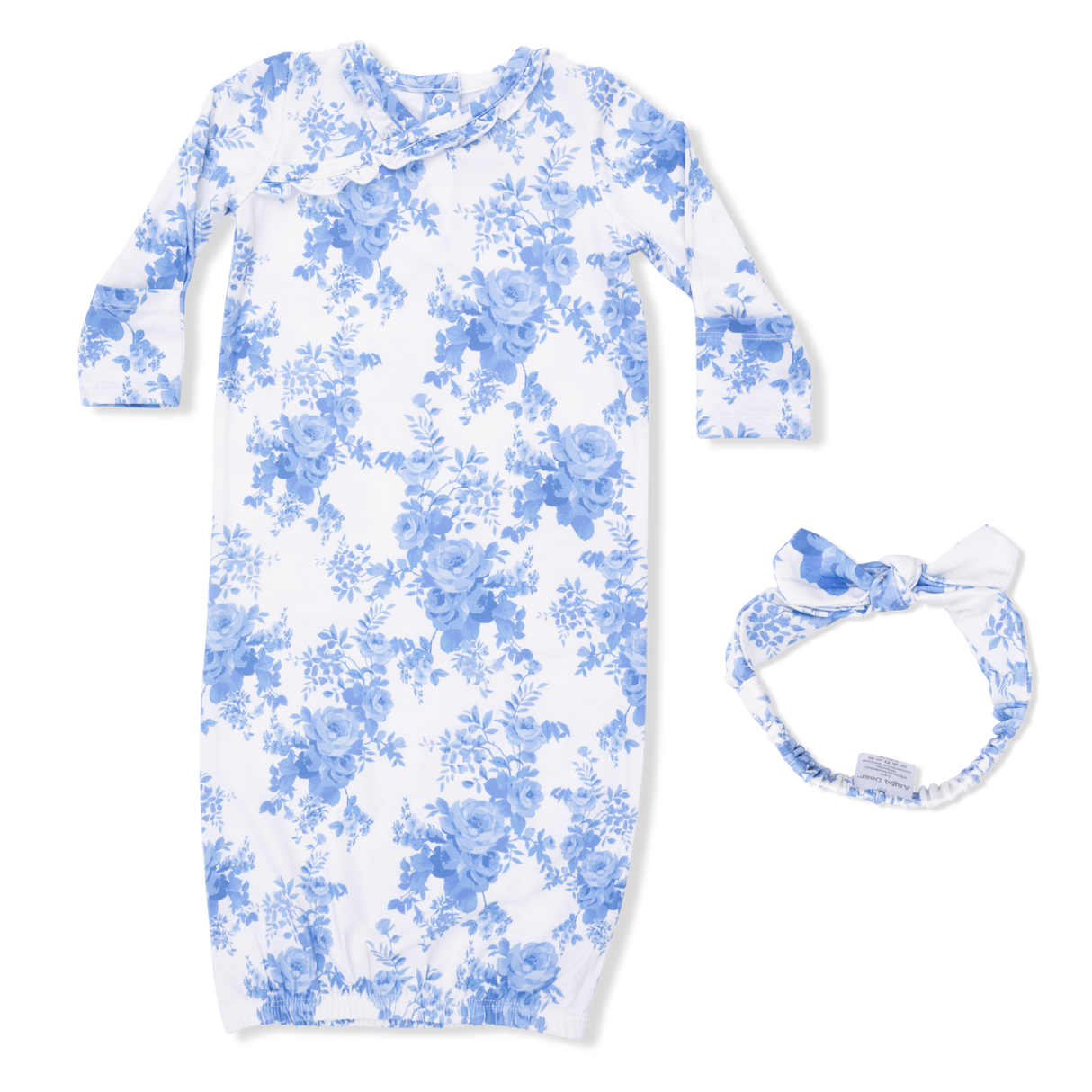 Dream Cottage Floral - Kimono Gown & Knot Headband