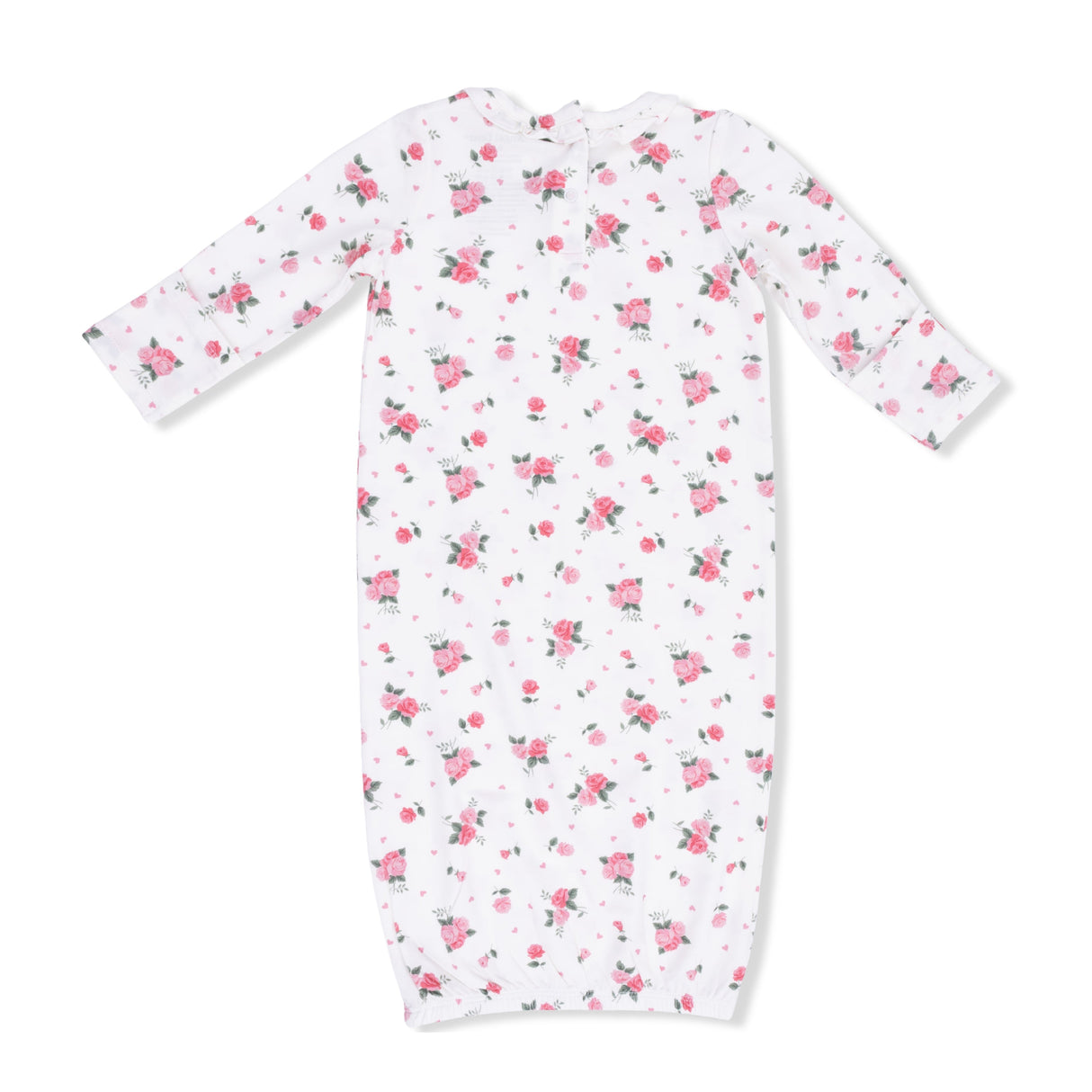 Pink Rosettes - Kimono Gown & Knot Headband