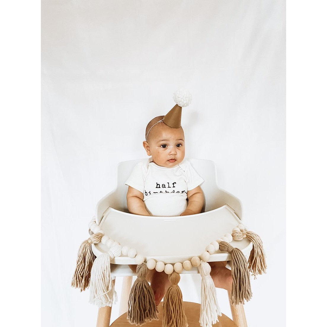 Half Birthday - Organic Cotton Bodysuit - HoneyBug