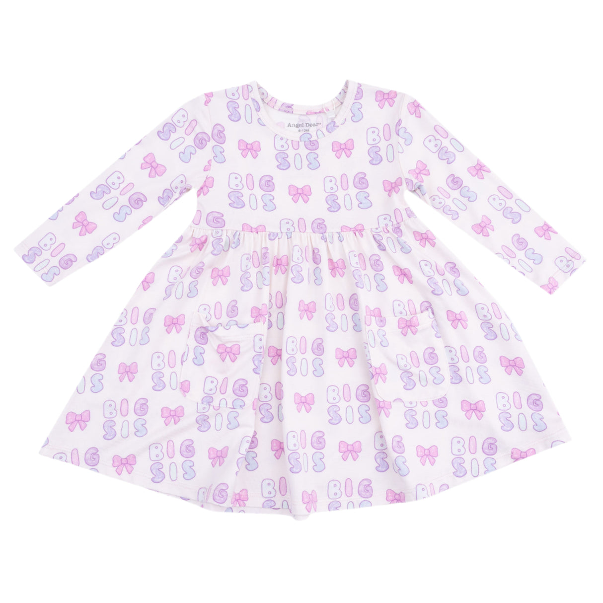 Twirly Long Sleeve Dress - Big Sis - HoneyBug