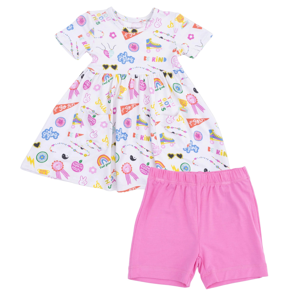 Girl Power - Twirly Dress with Cartwheel Short