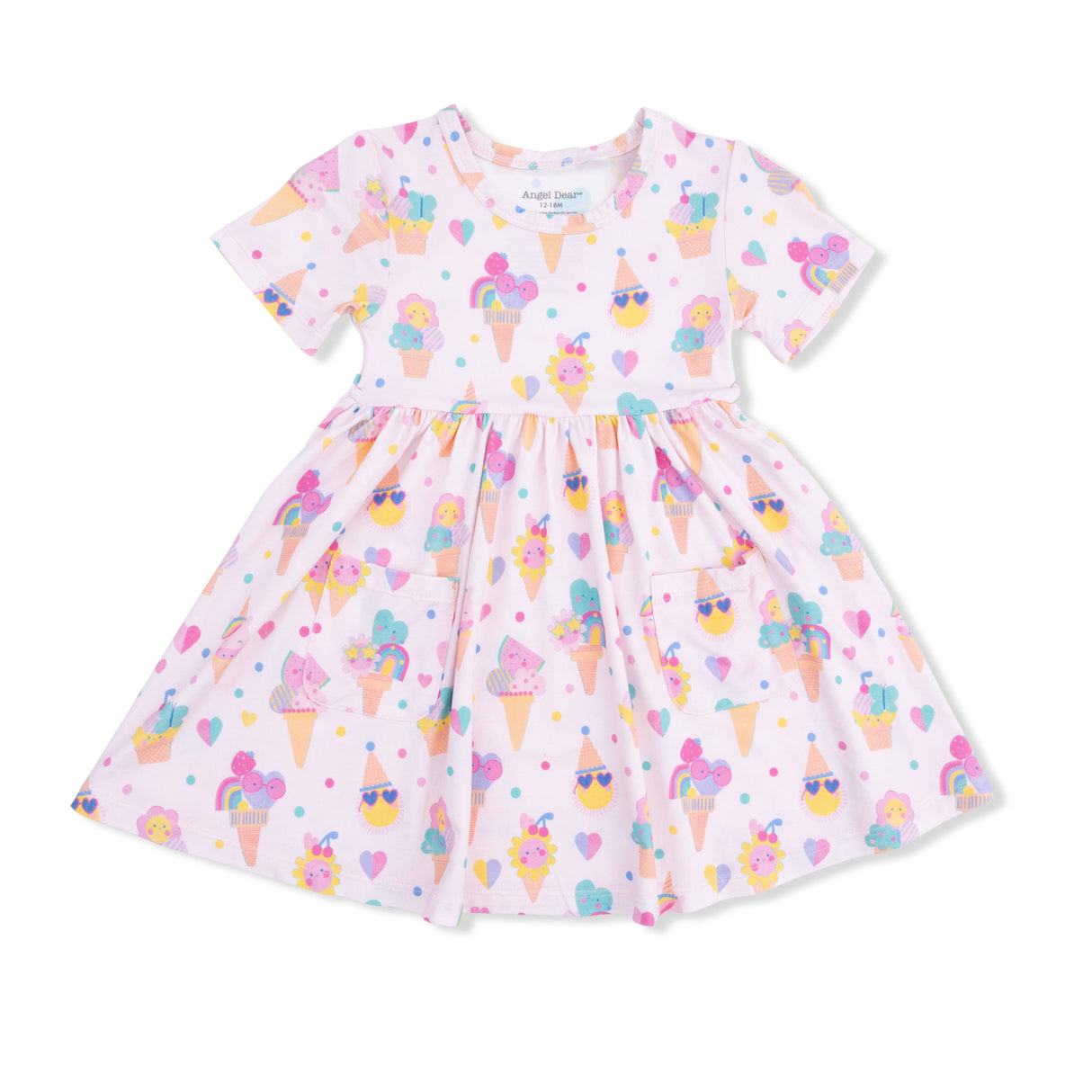Ice Cream Fun Crew - Twirly Dress with Cartwheel Short