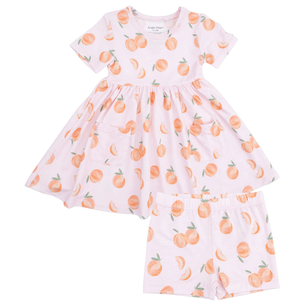 Sweet Peach - Twirly Dress with Cartwheel Short