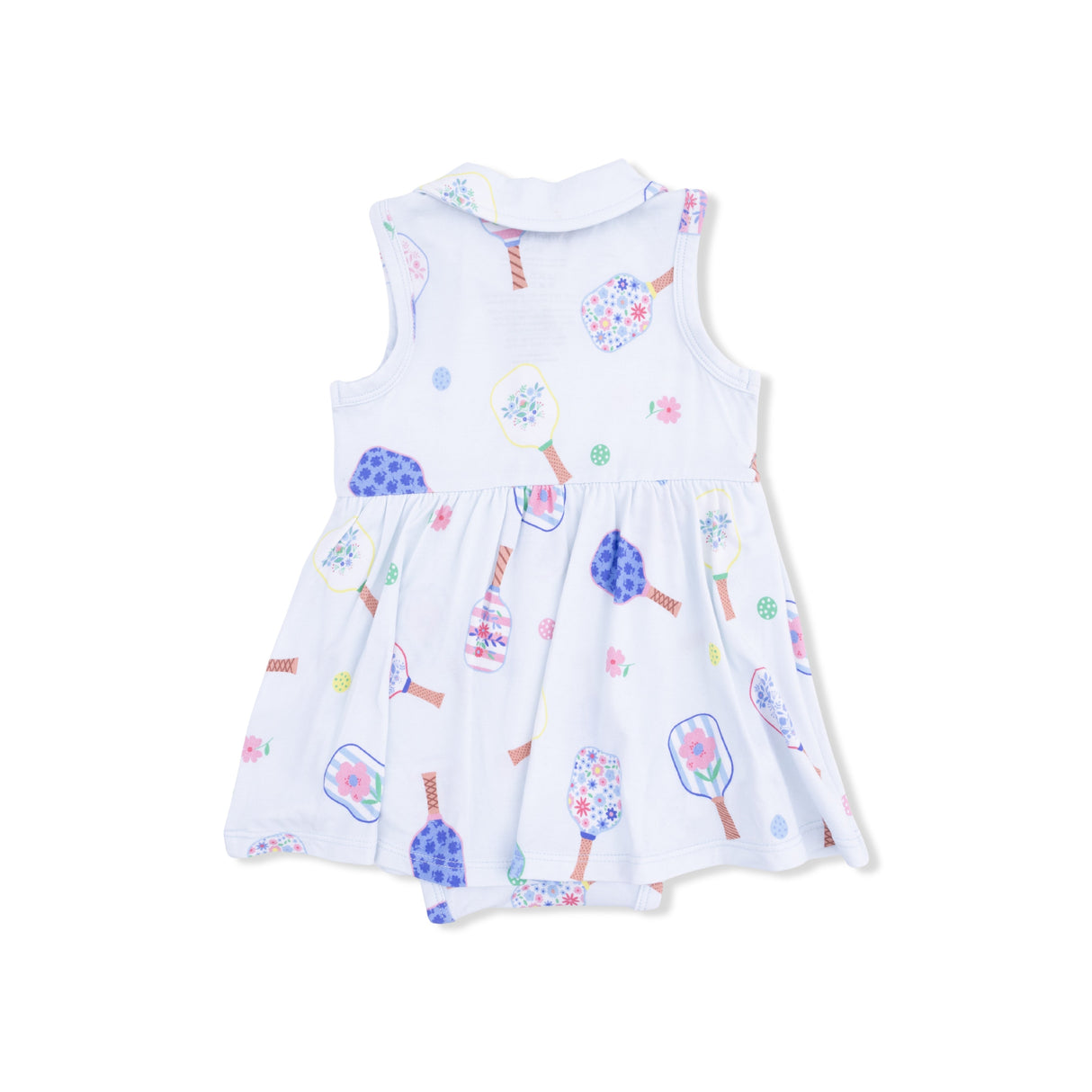 Floral Pickleball - Polo Tennis Dress