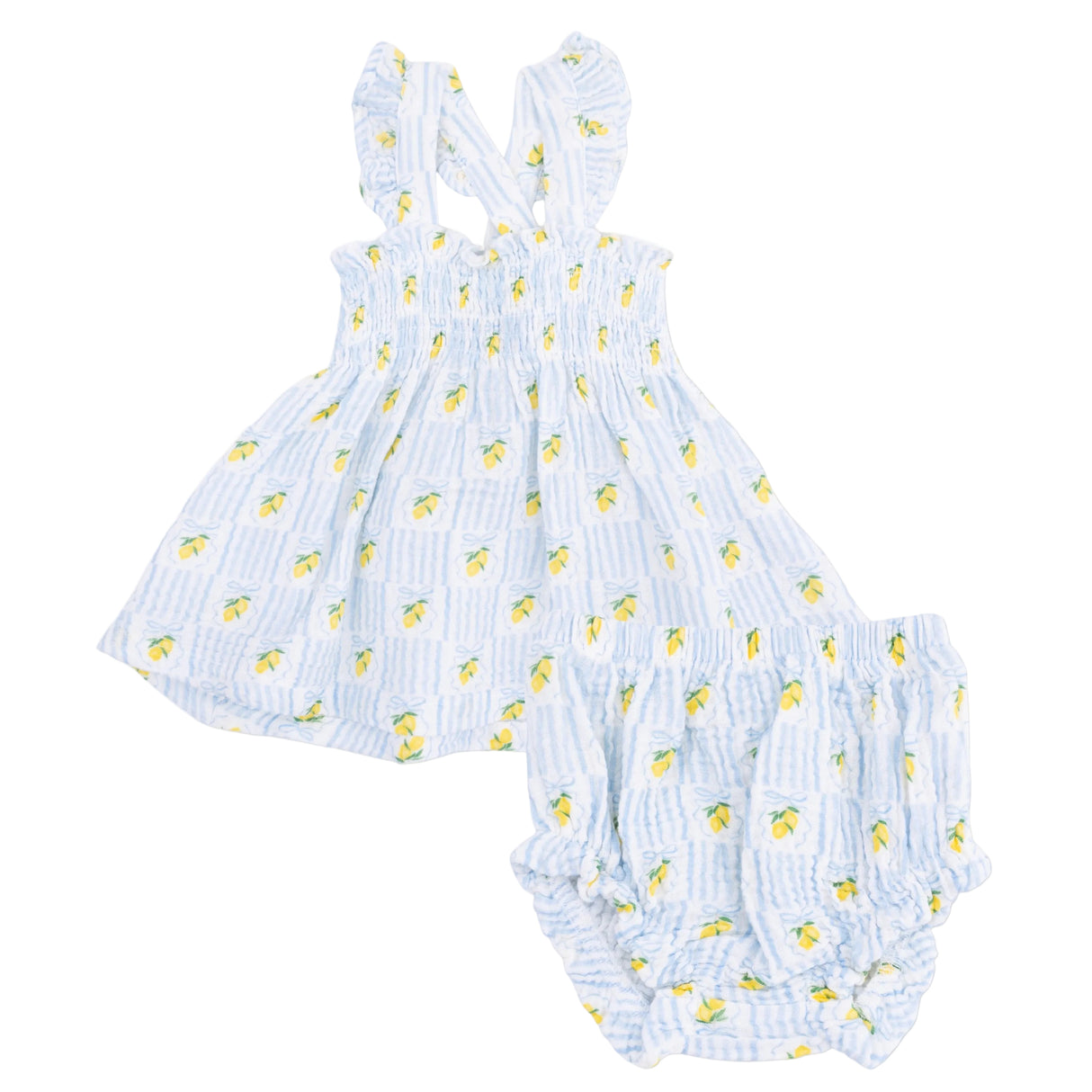 Lovely Lemons - Smocked Top with Bloomer