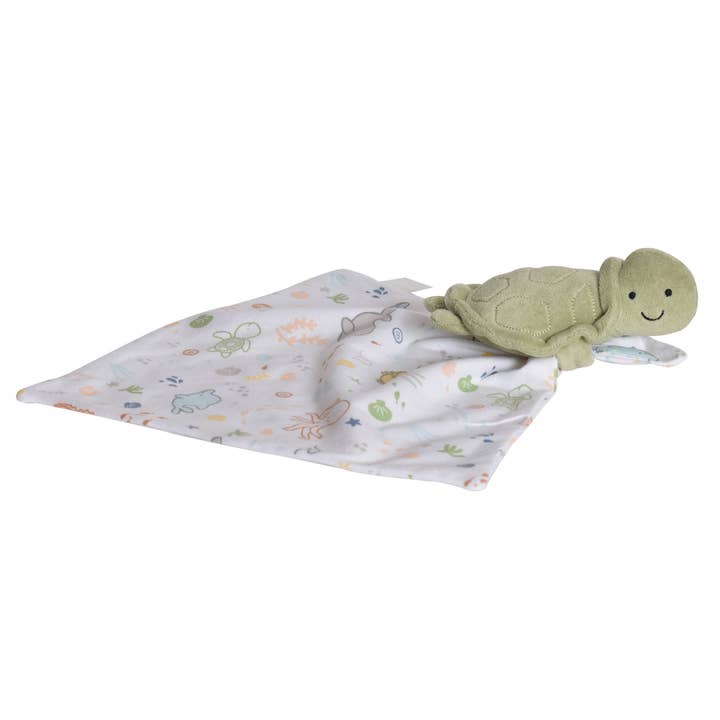 Turtle Organic Comforter - HoneyBug