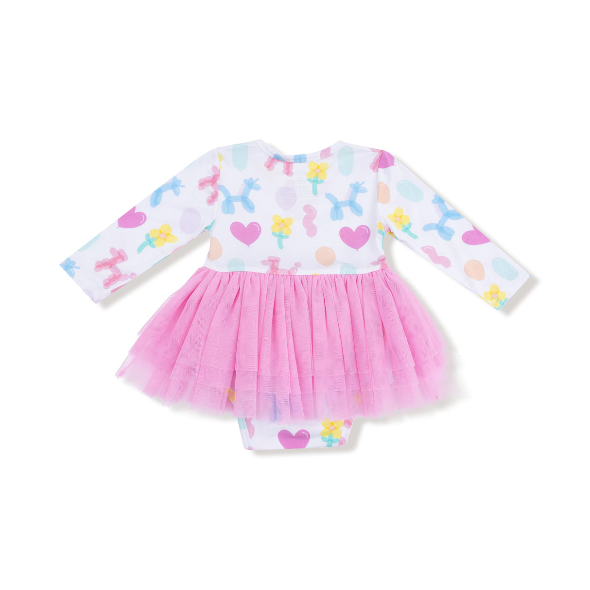 Long Sleeve Tutu Bodysuit - HoneyBug