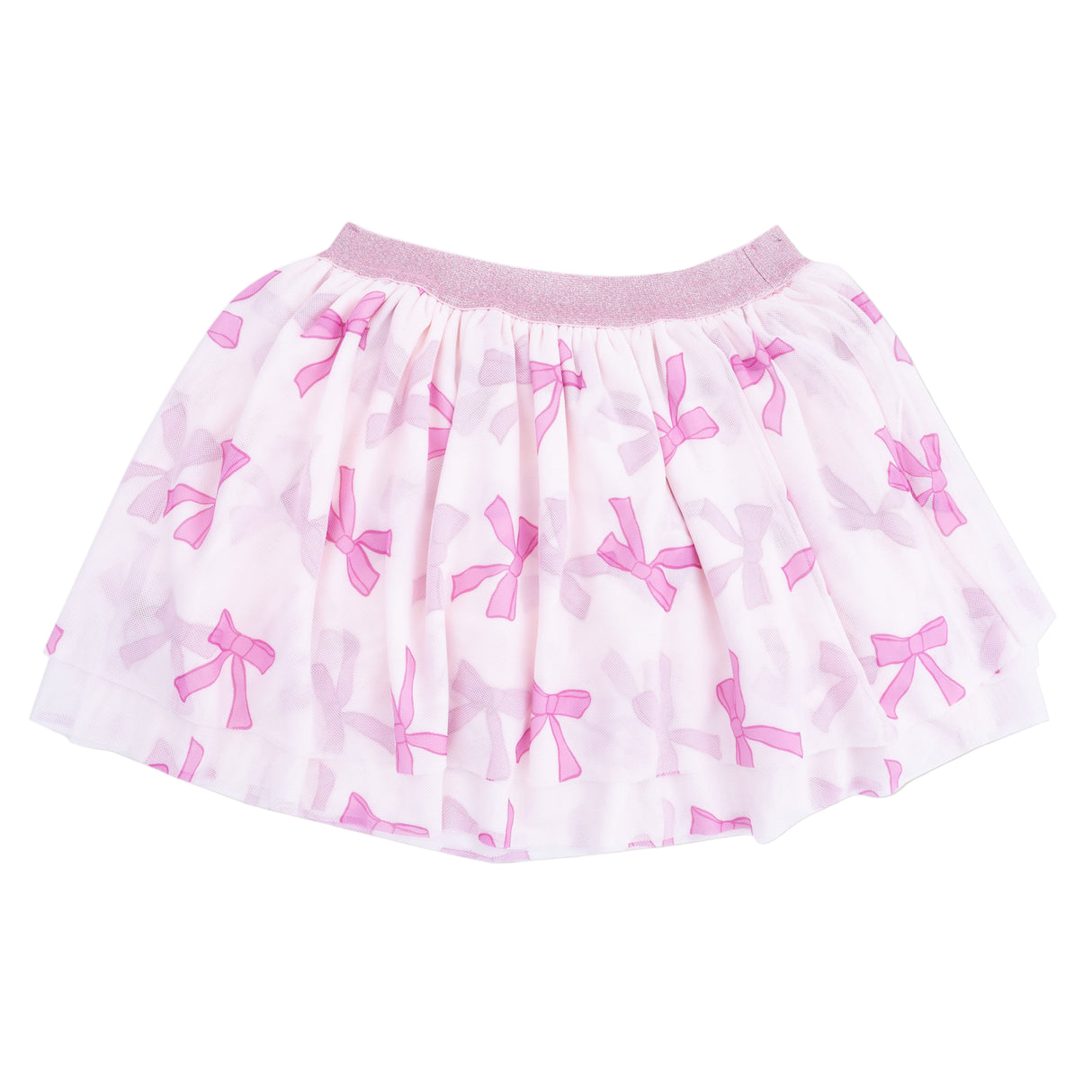 Printed Bow Tutu Skirt - HoneyBug
