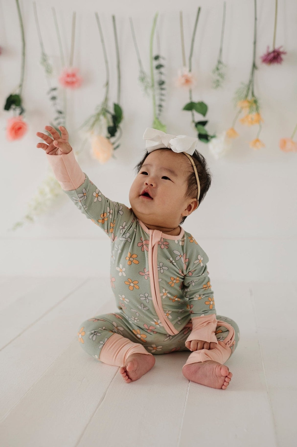 Baby Long Sleeve Zip Romper