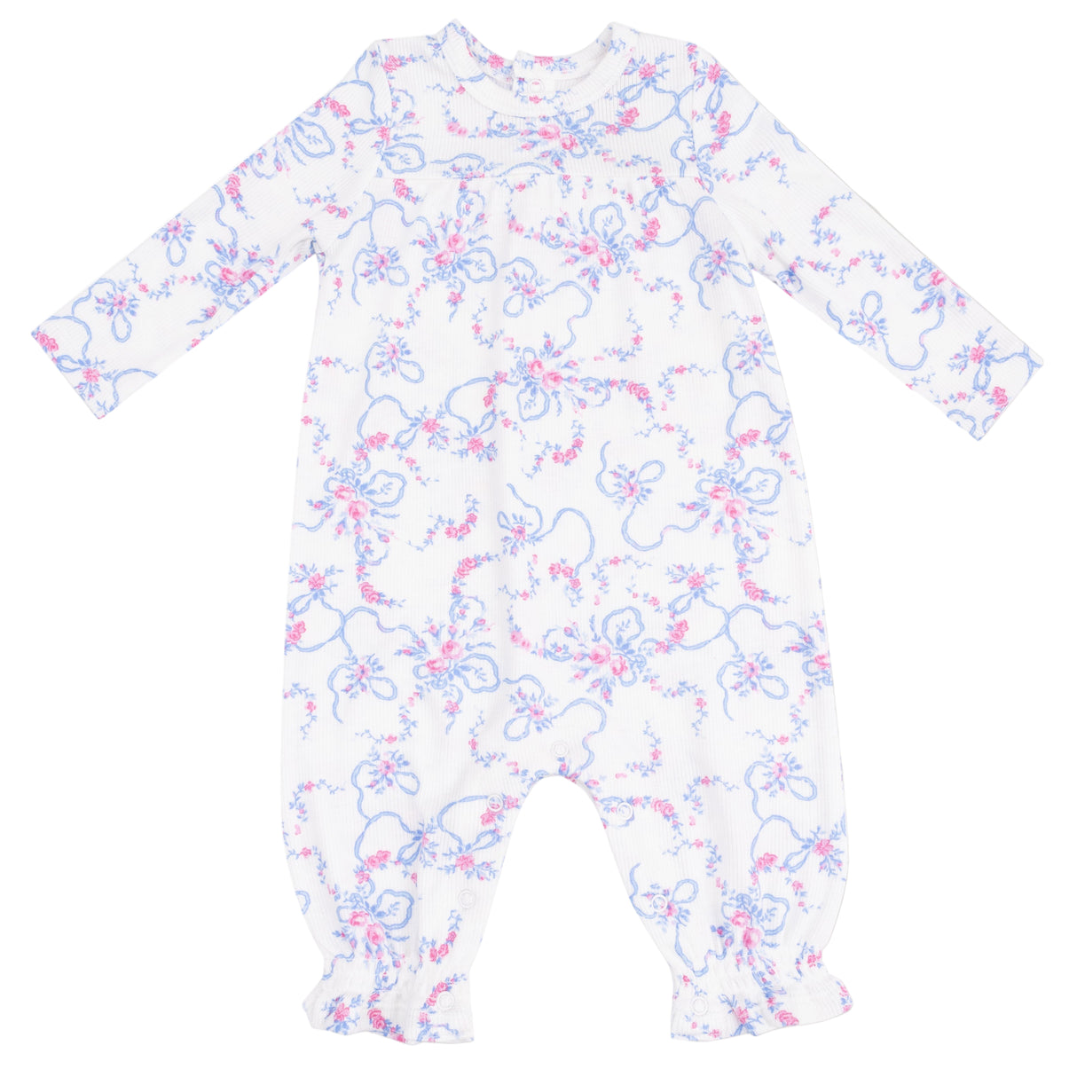 Cuffed Sleeve Romper - HoneyBug