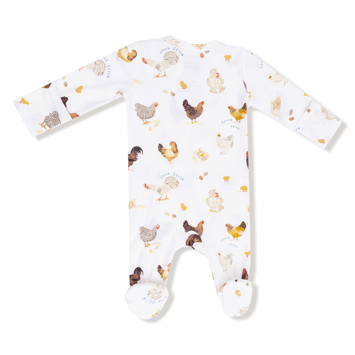 2 Way Zipper Footie - Collector Chickens - Unisex - HoneyBug
