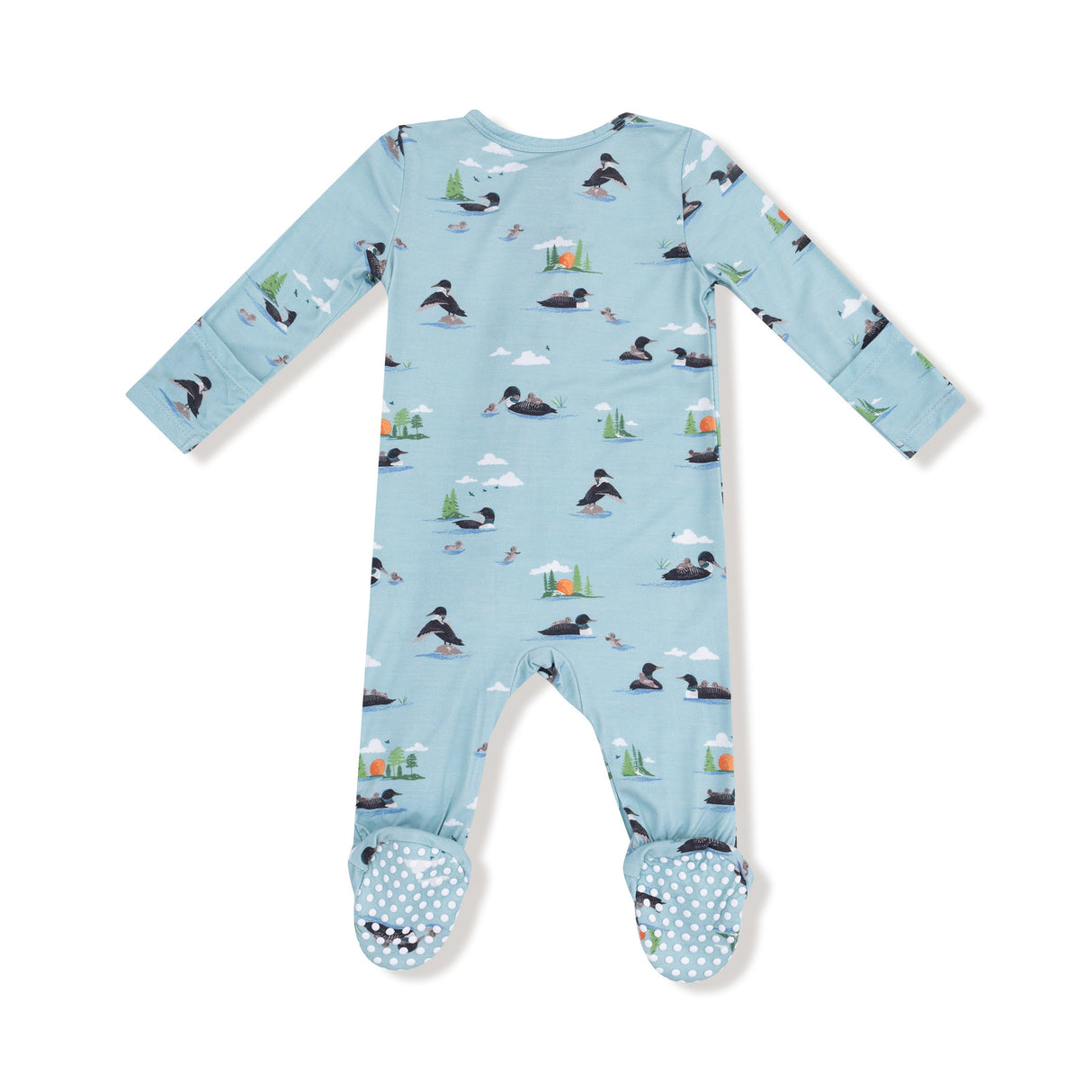 2 Way Zipper Footie - Loons - HoneyBug