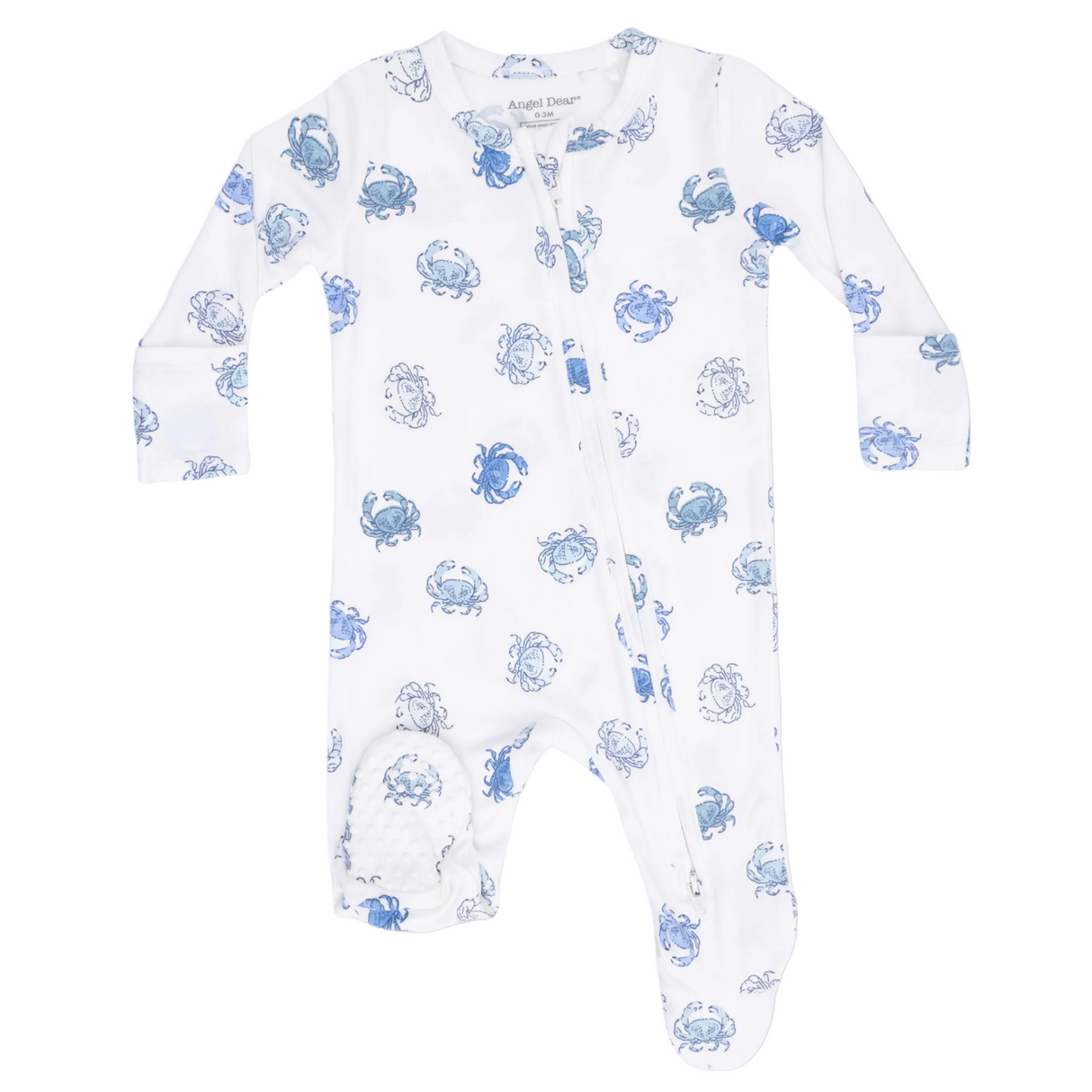 Blue Crabs - 2 Way Zipper Footie