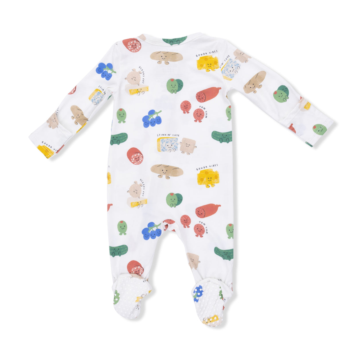 Charcuterie Cuties - 2 Way Zipper Footie