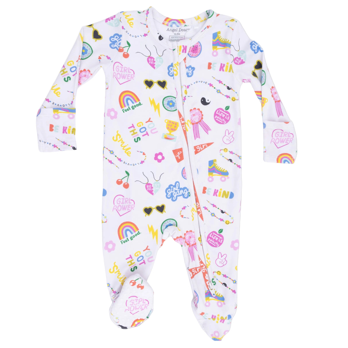 Girl Power - 2 Way Zipper Footie