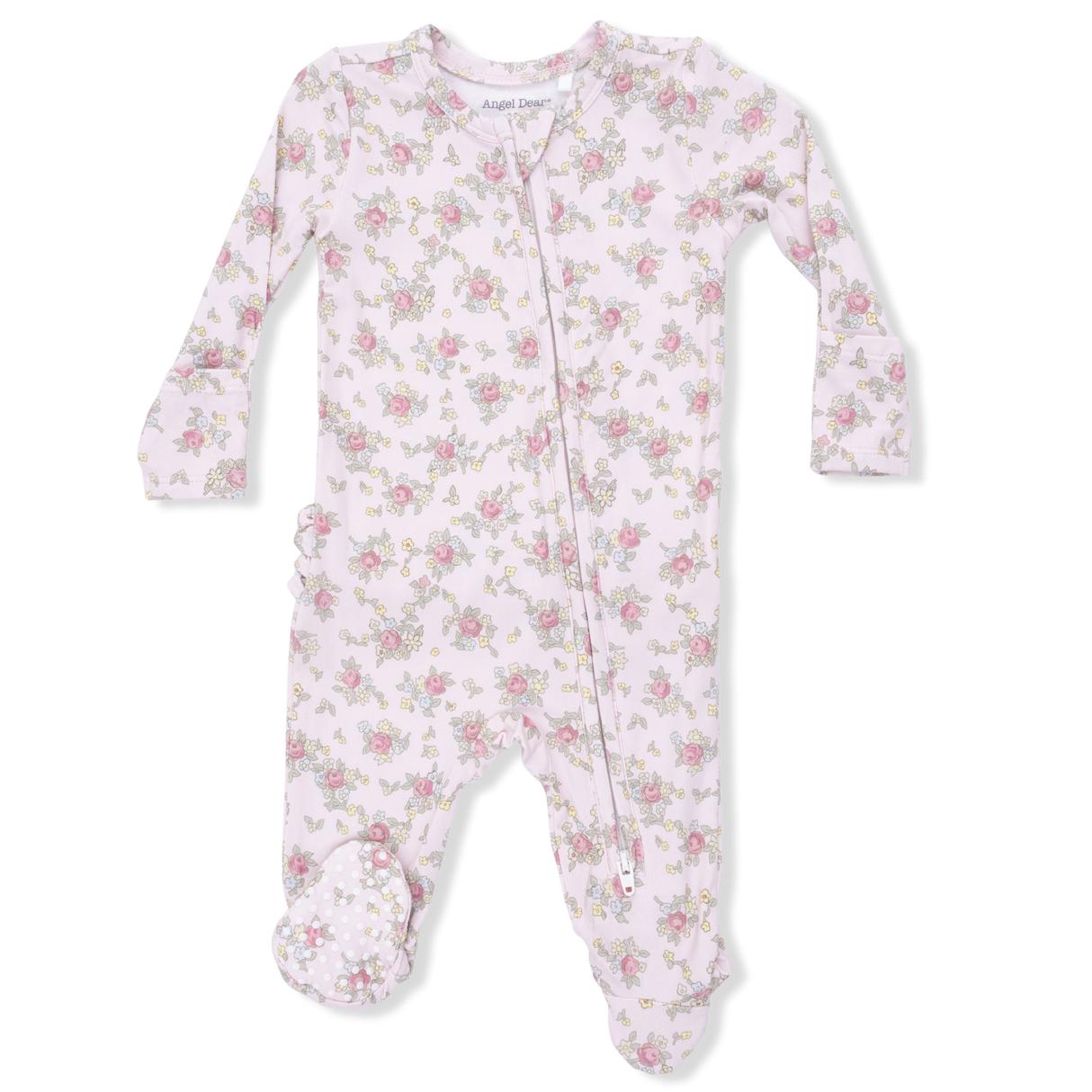 Edith's Rose Garden - 2 Way Ruffle Back Zipper Footie