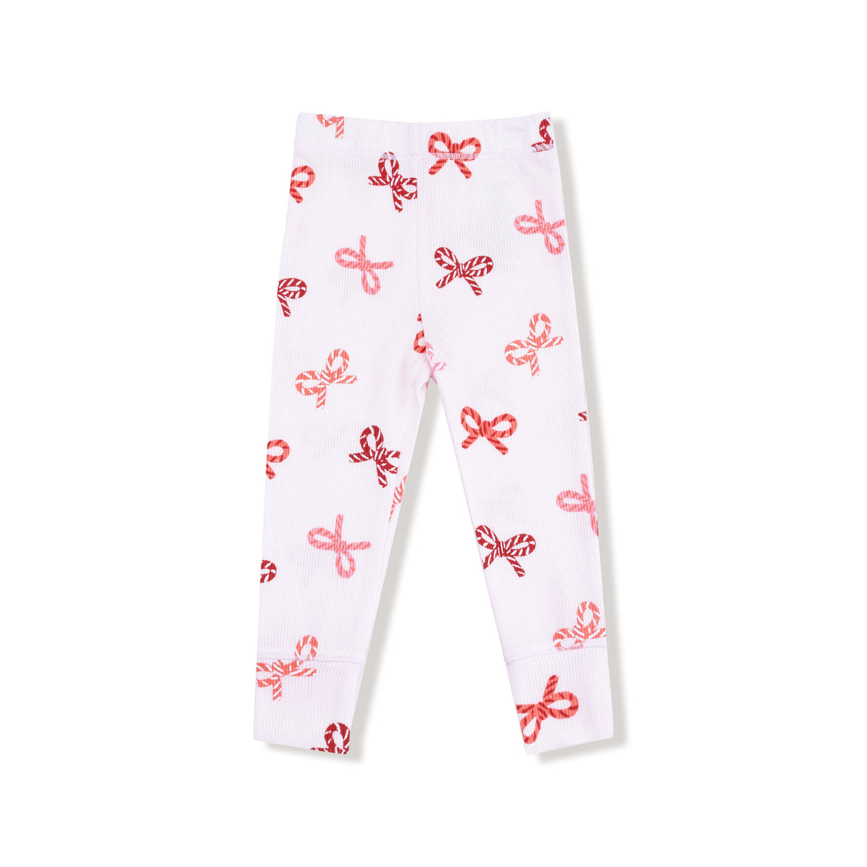 Loungewear Set - Candy Cane Bows - HoneyBug