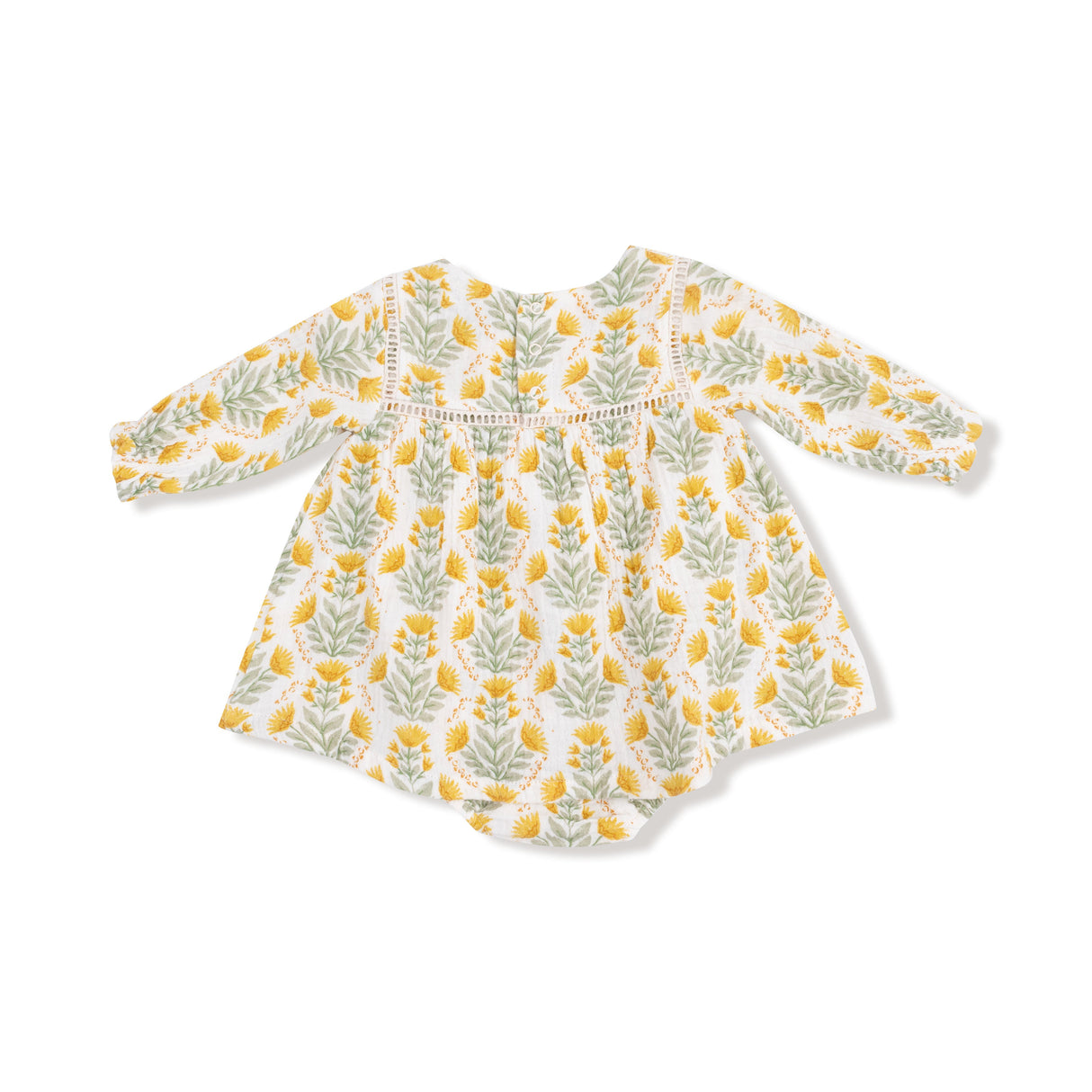Puffed Long Sleeve Bubble with Skirt - HoneyBug