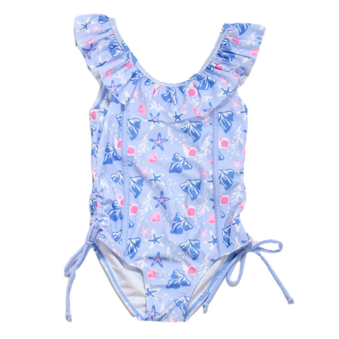 Starfish Azure One Piece Swimsuit - HoneyBug