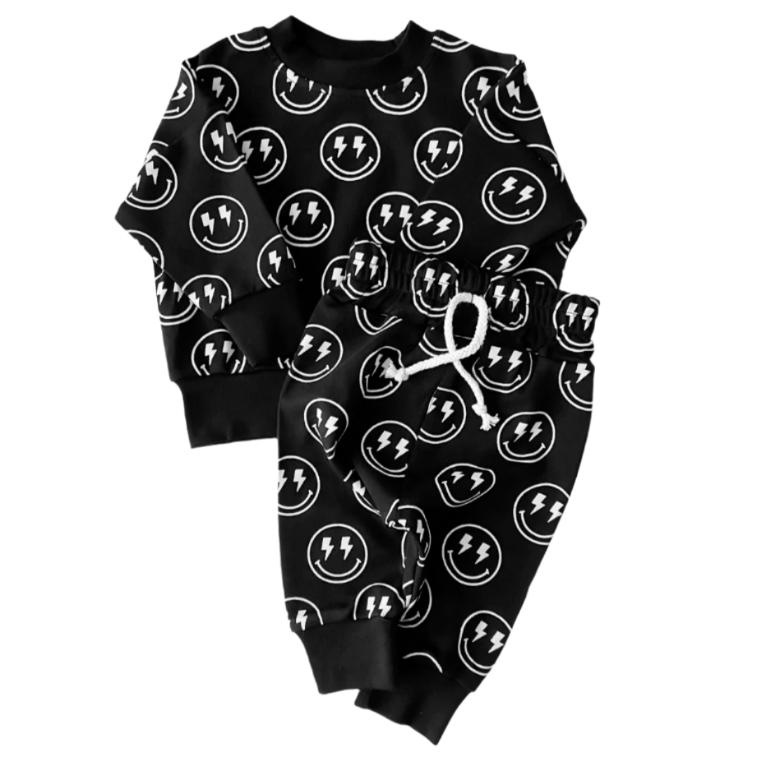 Jogger Set | Electric Smiley - HoneyBug