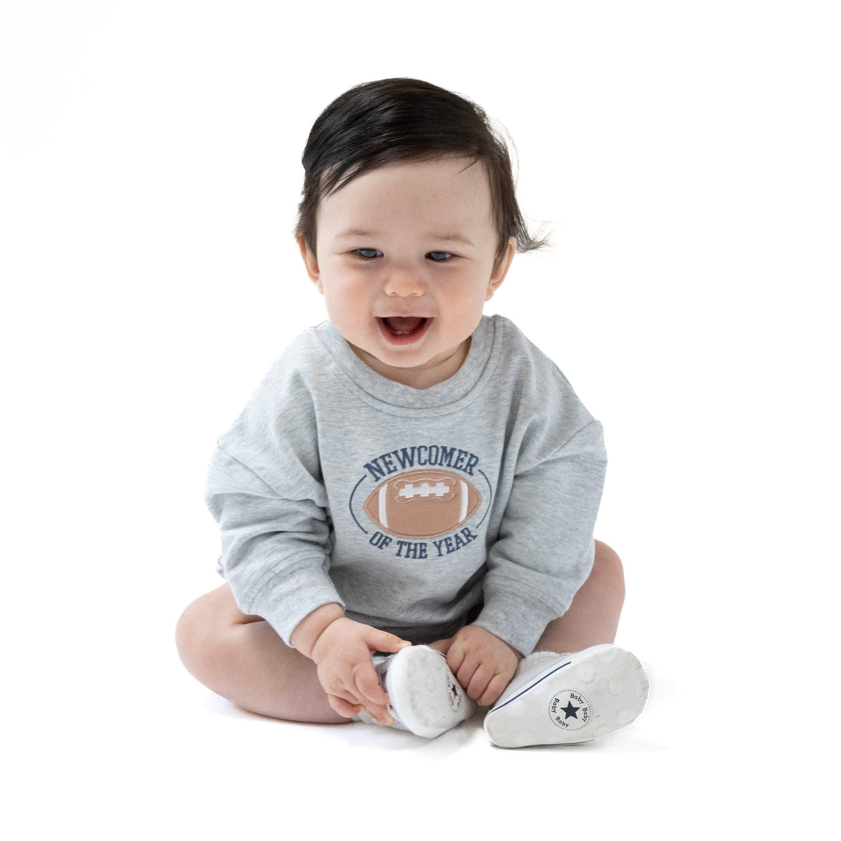 Sweatshirt Bubble Newcomer - Varsity Light Grey - HoneyBug