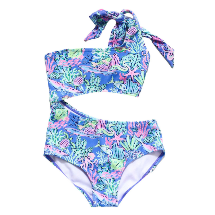 Bermuda Urchin One Piece Swimsuit - HoneyBug