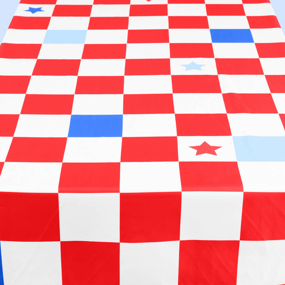 Party In The USA Tablecloth - washable table cover