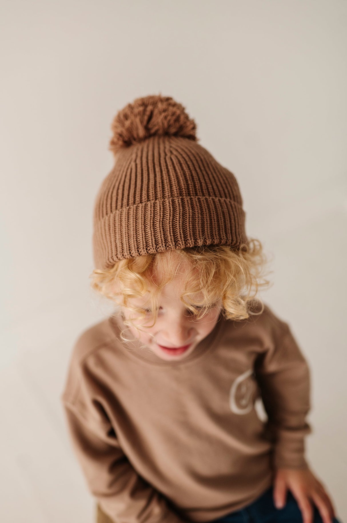 Knit Pom Hat - HoneyBug