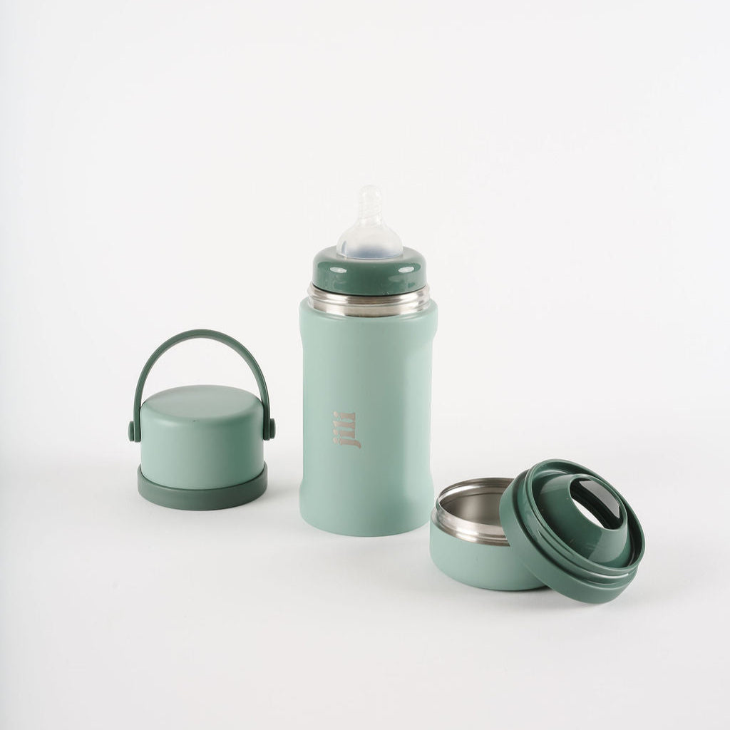 All-In-One Baby Bottle - Sage - HoneyBug