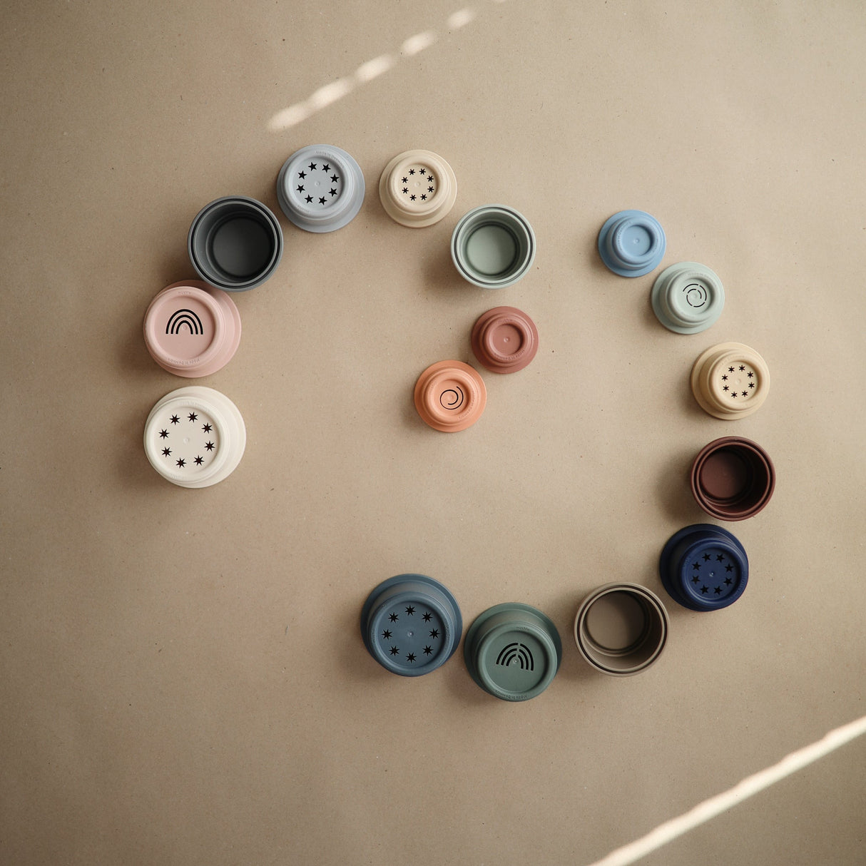 Stacking Cups Toy - Forest - HoneyBug