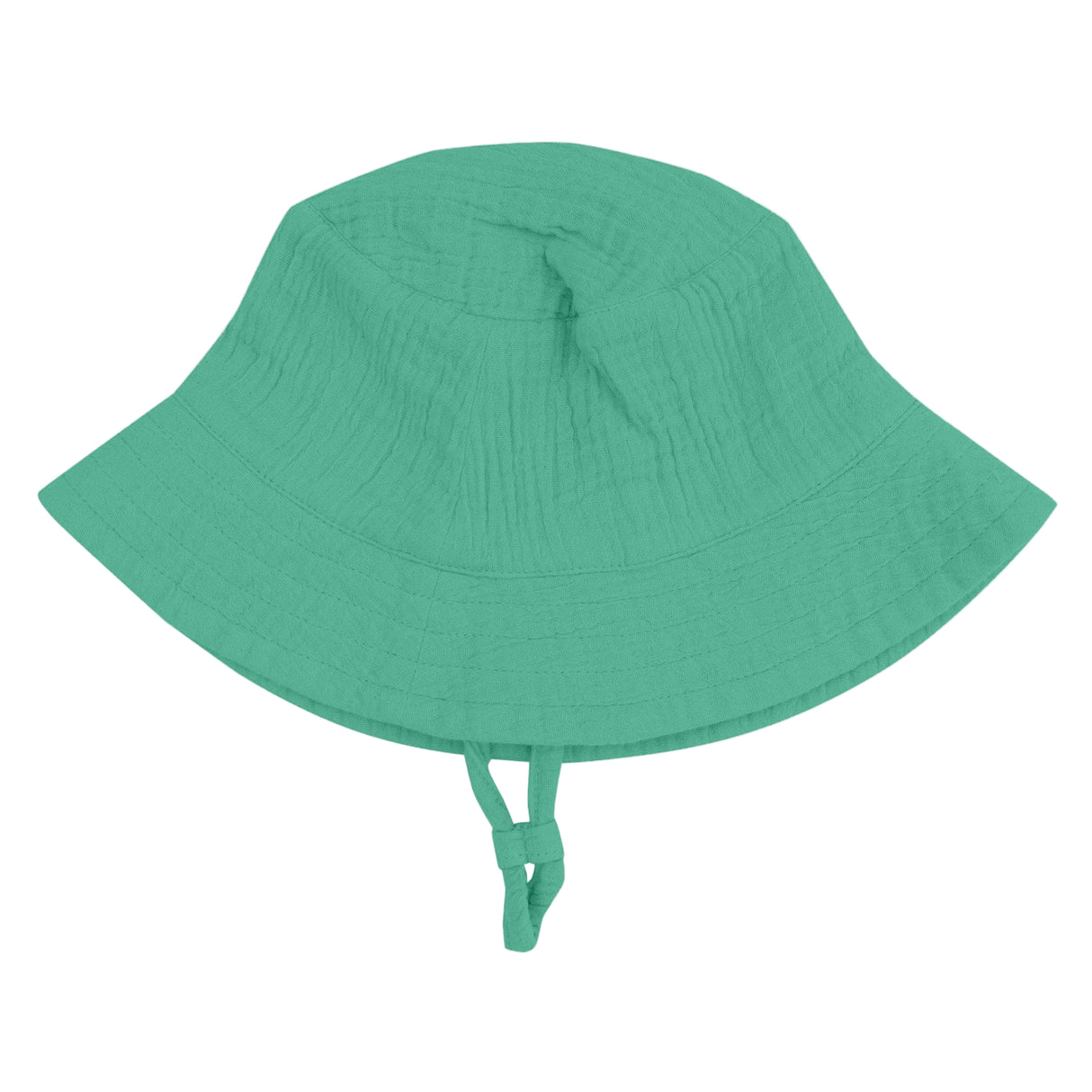 Solid Muslin Ming Green - Bucket Hat