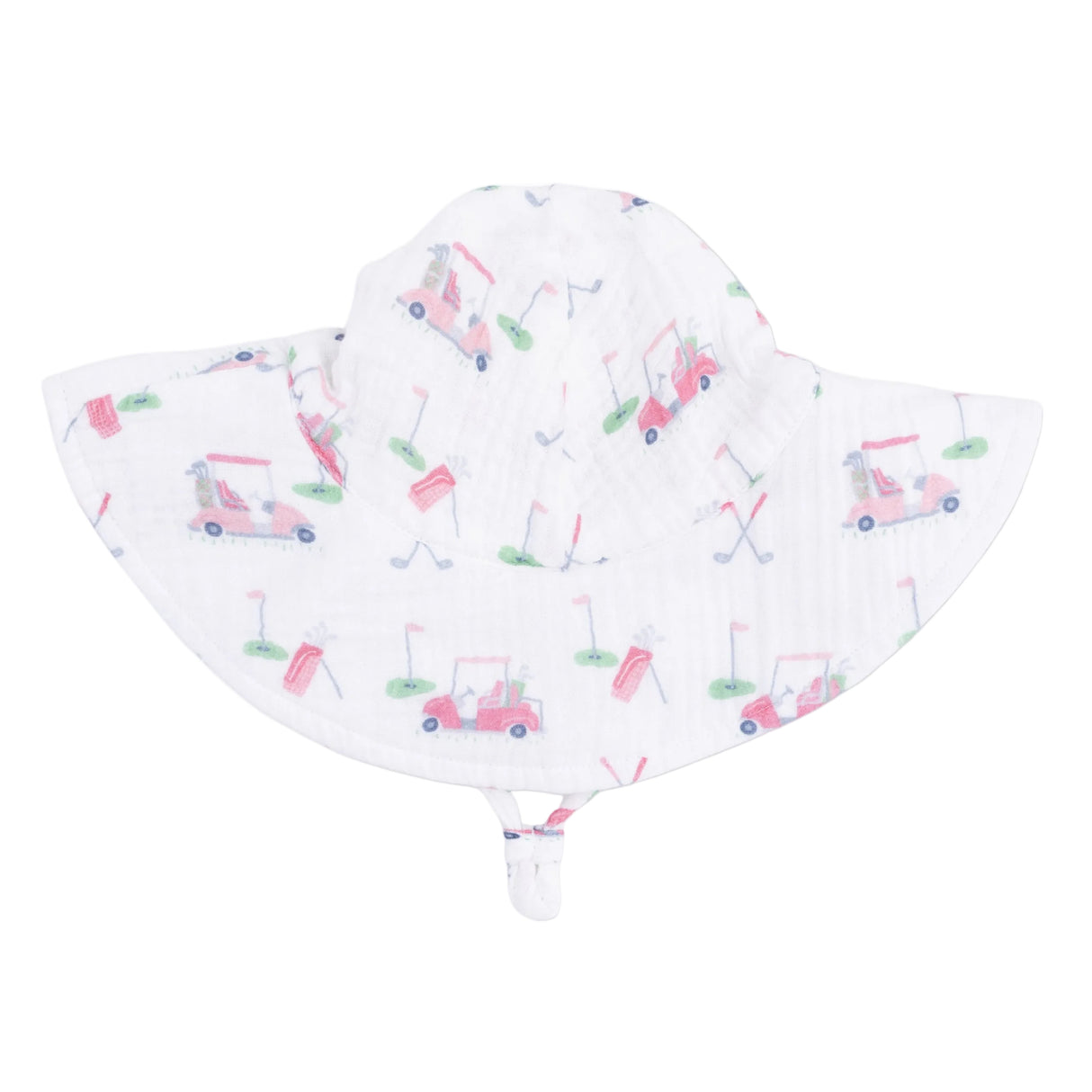 Baby Golf Carts Pink - Wide Brim Sun Hat