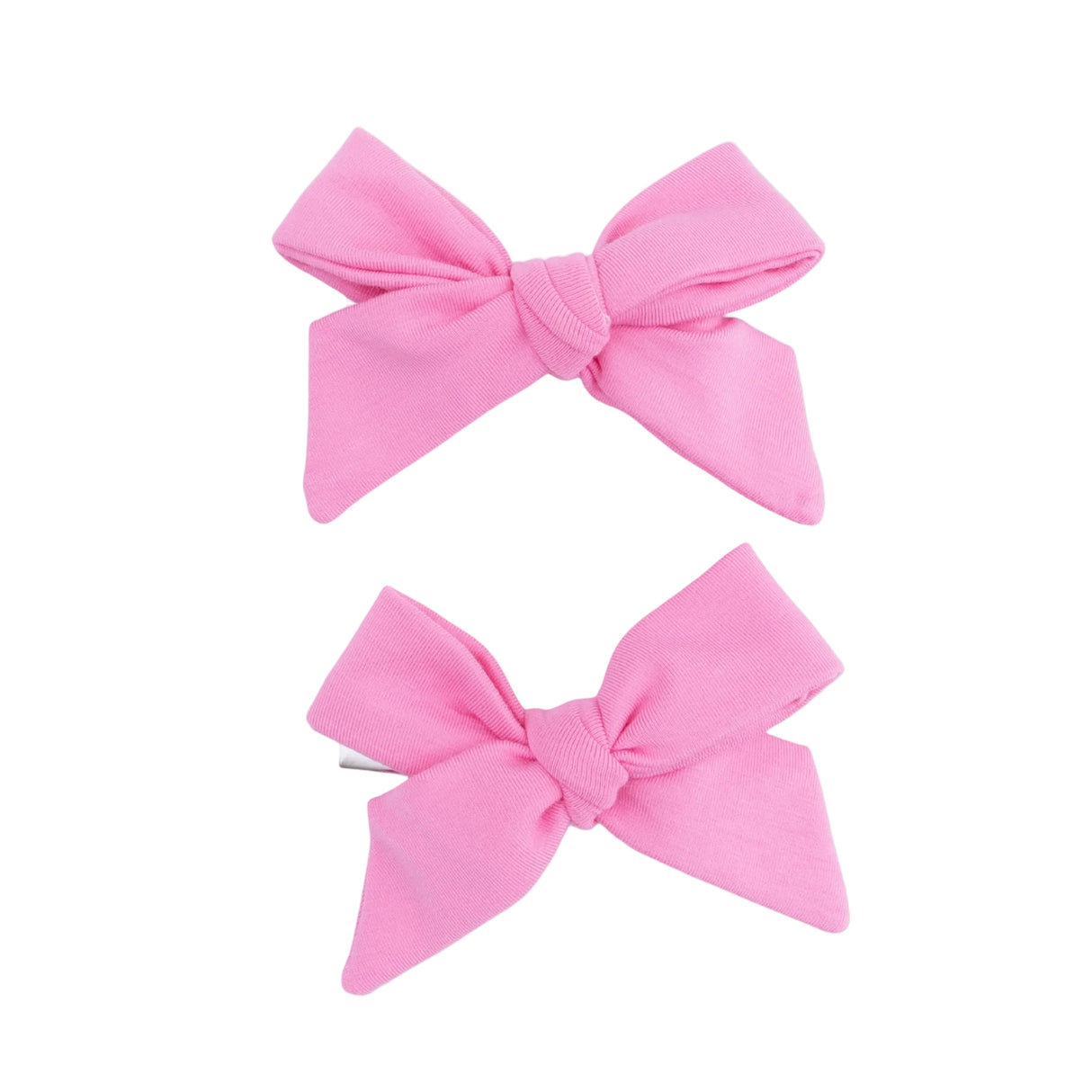 Solid Pink Drink - 2 Pack Bow Clips