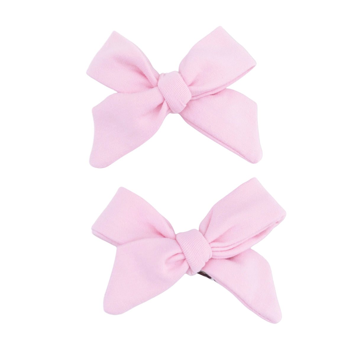 Solid Romance Rose - 2 Pack Bow Clips