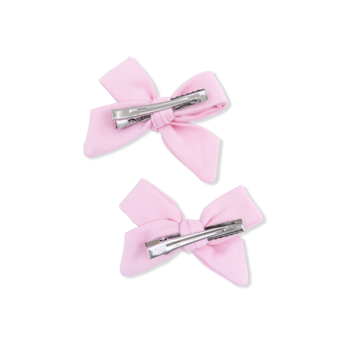 Solid Romance Rose - 2 Pack Bow Clips