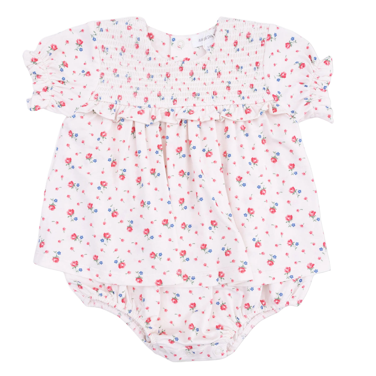 Joli Rosette - Smocked Ruffle Bubble with Skirt