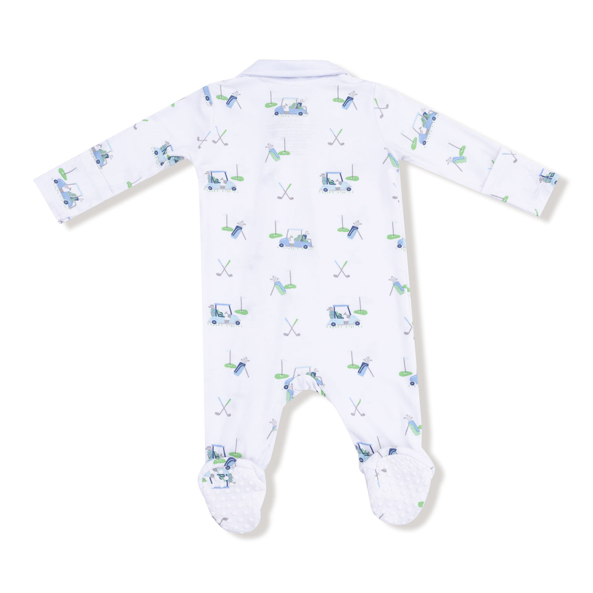 Polo 2 Way Zipper Footie - HoneyBug
