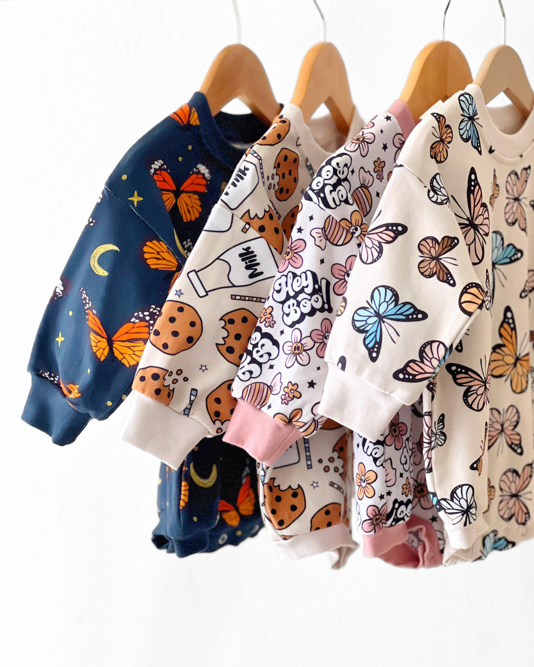 Bubble Romper | Butterflies - HoneyBug