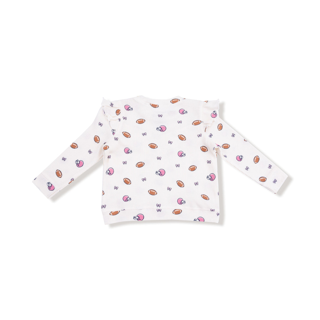 Ruffle Waffle Top and Waffle Flare Pant - HoneyBug