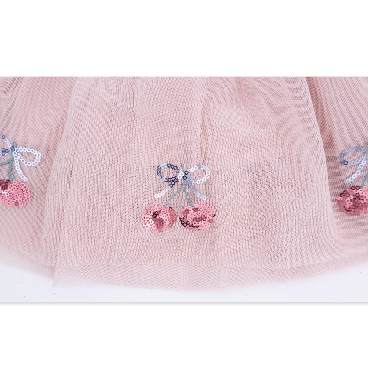 Sweet Bow Cherries - Tutu Skirt with Bike Shorts