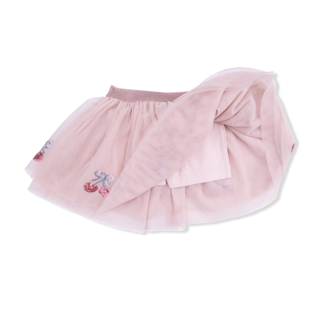 Sweet Bow Cherries - Tutu Skirt with Bike Shorts
