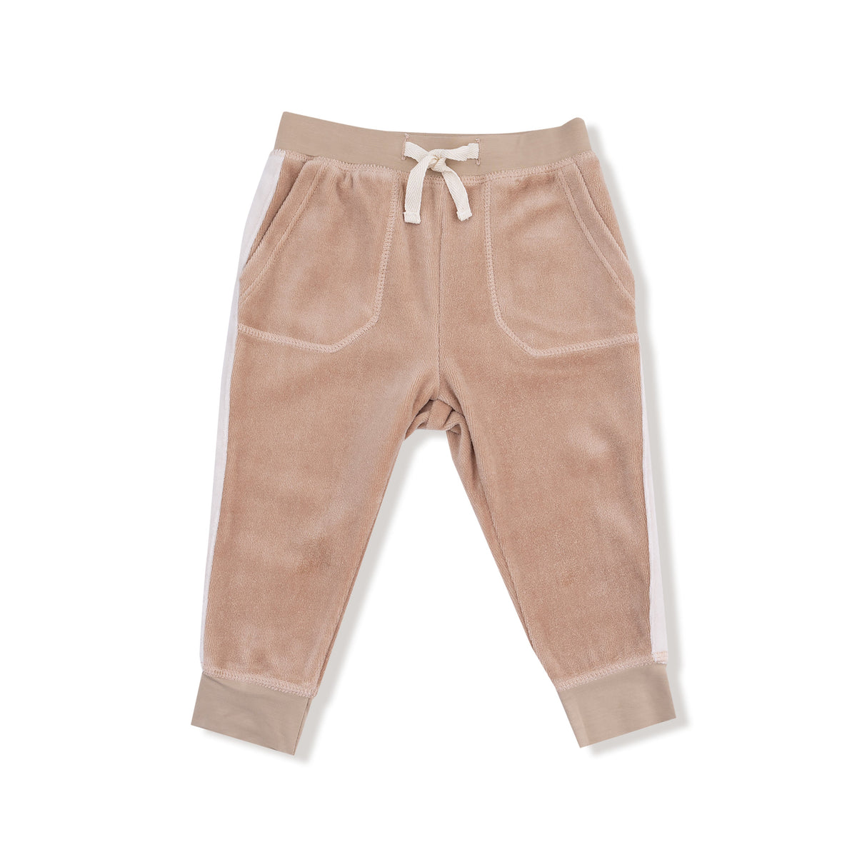 Zip Hoodie + Varsity Stripe Jogger Set - HoneyBug