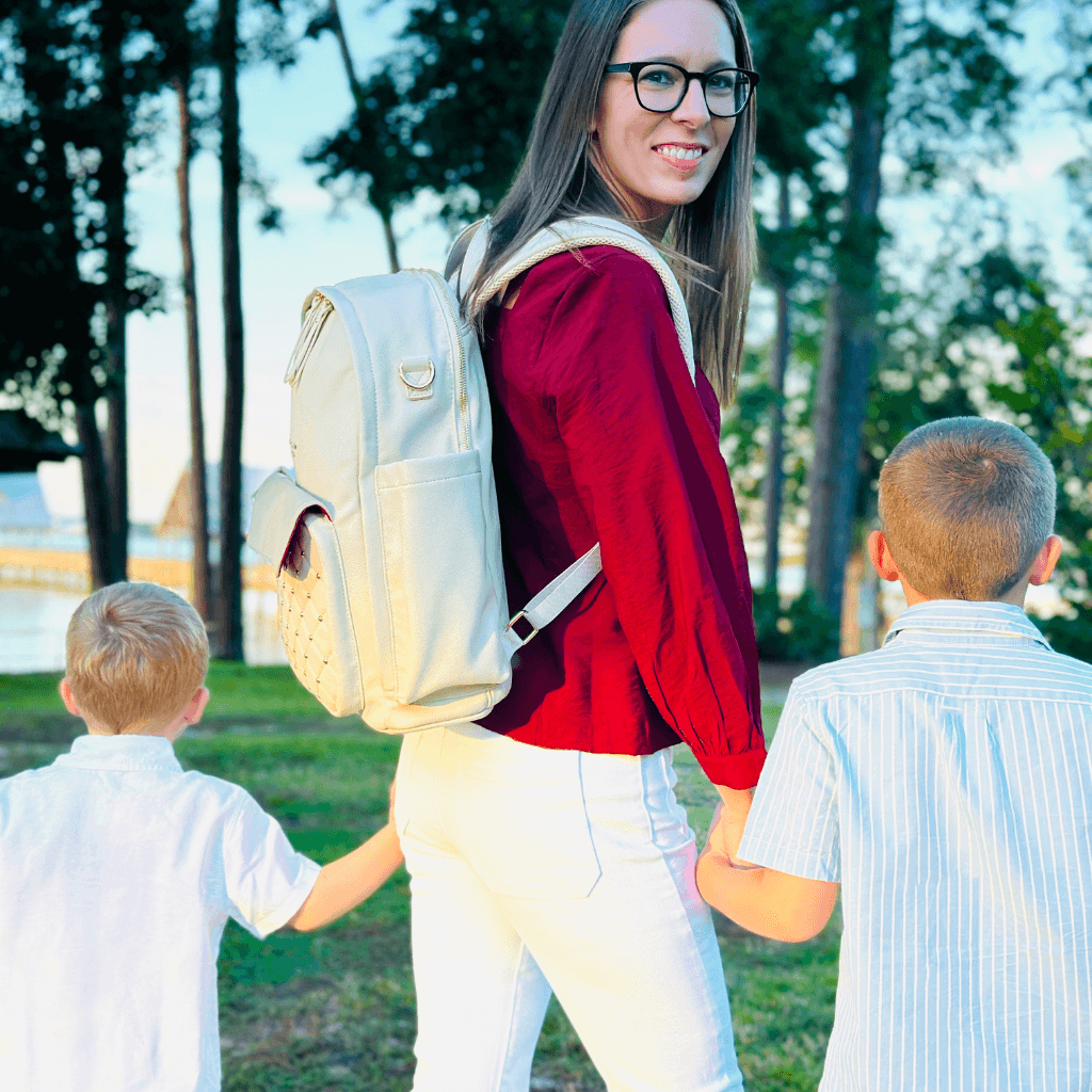 The Daphne Diaper Bag - Sandstone