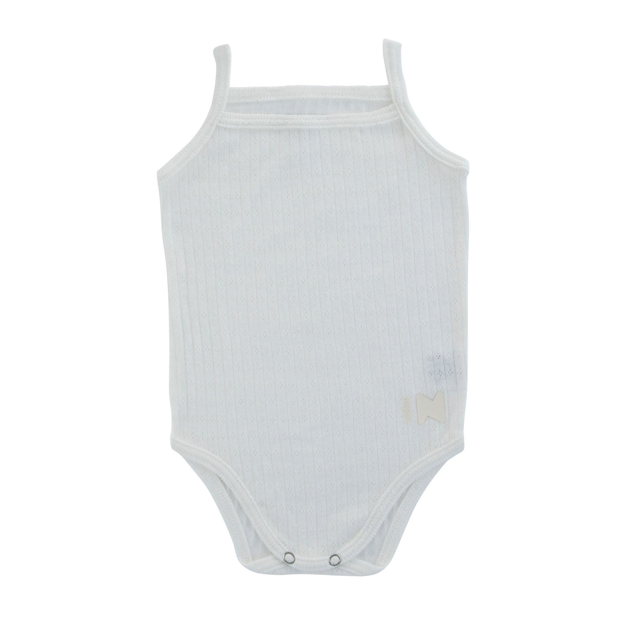 Pointelle White, Boy (Three Pack) - HoneyBug