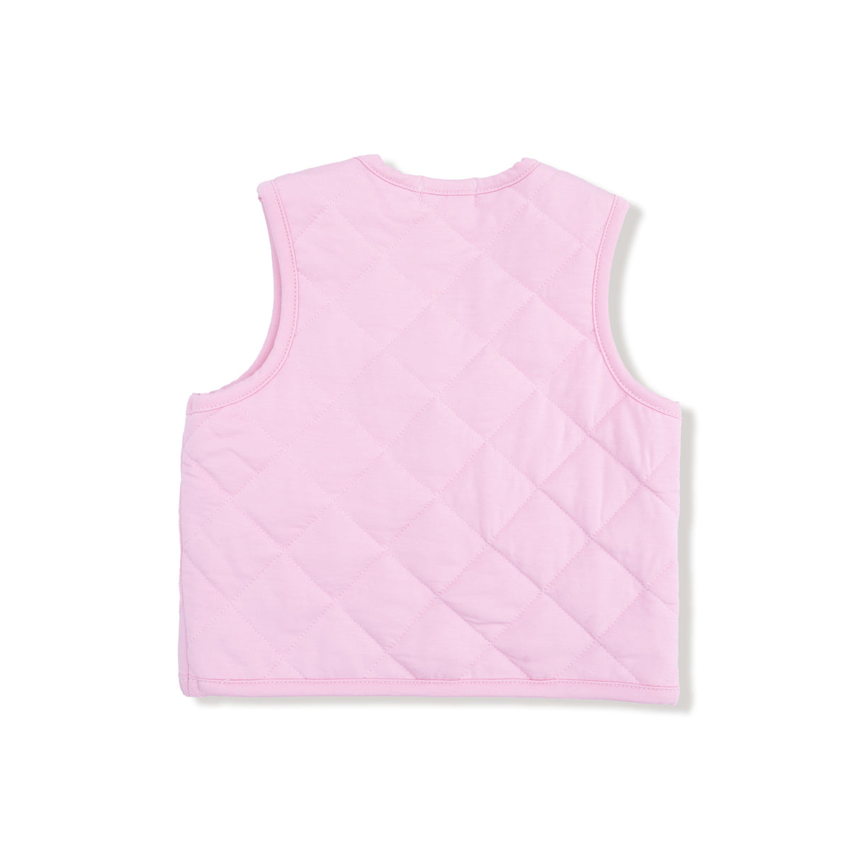 Quilted Vest with Heart Pocket - HoneyBug