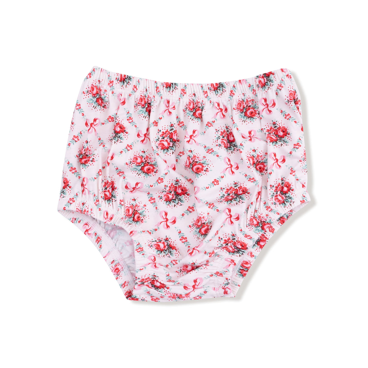 Box Pleat Dress with 3/4 Sleeve + Peter Pan Collar & Diaper Cover - HoneyBug