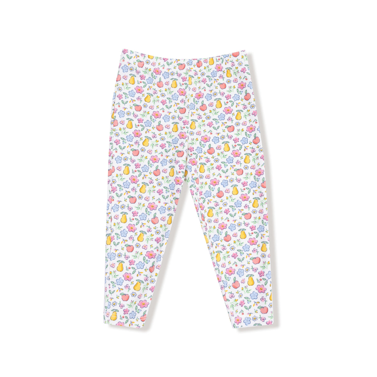 Ruffle Top with Bamboo Legging - Fall Fruit Floral - HoneyBug