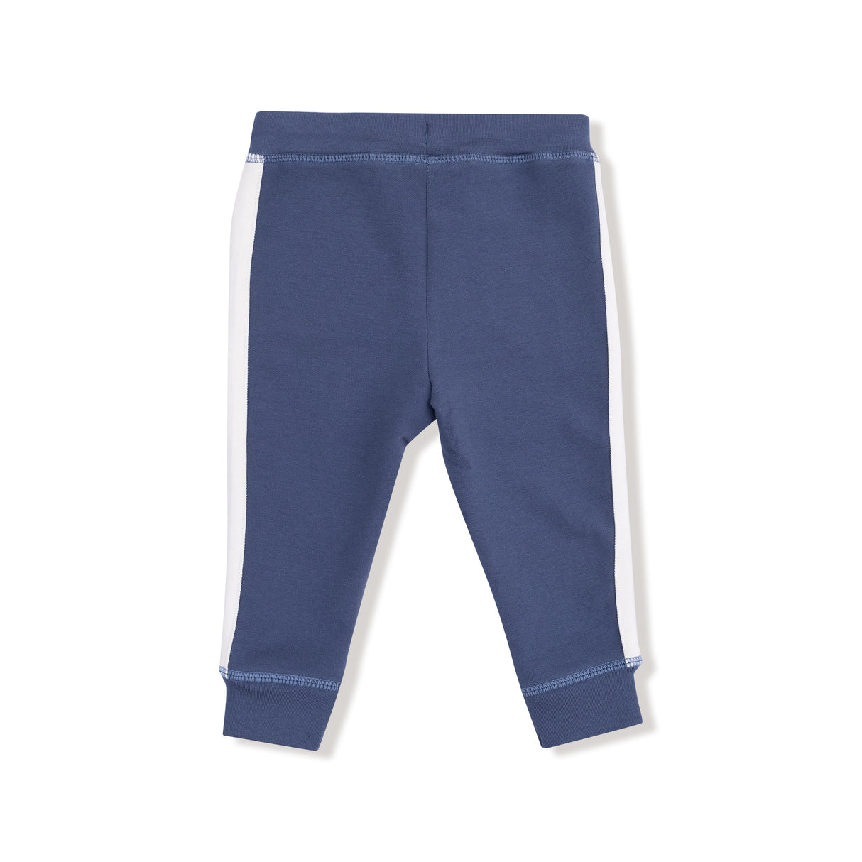 Jogger with Varsity Stripes - Varsity Vintage Indigo - HoneyBug