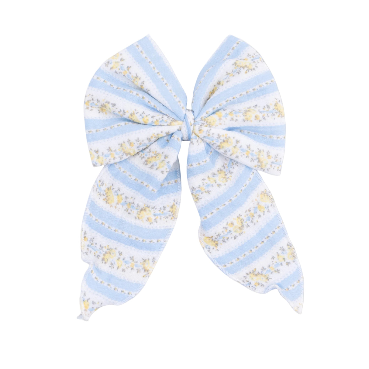 Odalys Floral Stripe - Large Bow